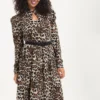 Voodoo Vixen Dita Leopard Print Dress
