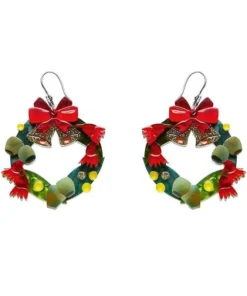 Erstwilder An Australian Christmas Wreath Down Under Earrings