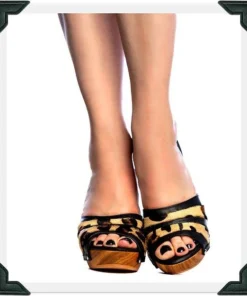 Lucky Lou Shoes Lucky Lou Rockin' Tiki Shoes - Black/Leopard
