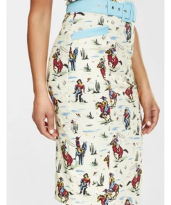 Collectif Georgie Rodeo Dancer Pencil Dress 10 Collectif Georgie Rodeo Dancer Pencil Dress