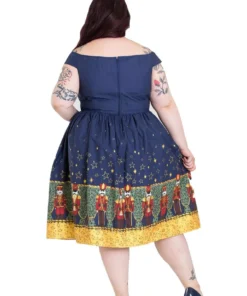 Hell Bunny Nutcracker 50's Dress