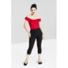 Hell Bunny Tina Capris - Black