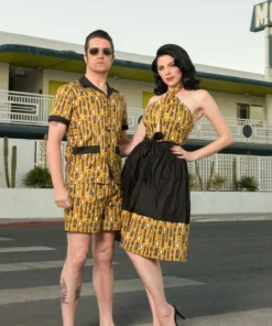 Boulevard Nights Romper - Tiki Charlie