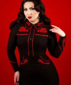 Start Struck Clothing 26 Dresses Katakomb June Pencil Dress - Black