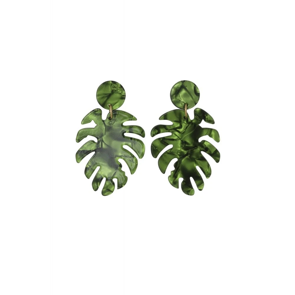 Collectif Kiko Palm Leaf Earrings 3 Collectif Kiko Palm Leaf Earrings