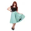 Collectif Kitty Cat Swing Skirt 2 Collectif Kitty Cat Swing Skirt