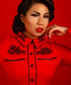 Dresses Katakomb June Pencil Dress - Red 14 Dresses Katakomb June Pencil Dress - Red