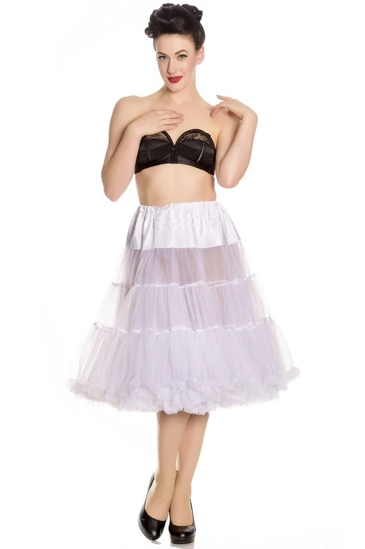 Hell Bunny Petticoat - White 3 Hell Bunny Petticoat - White