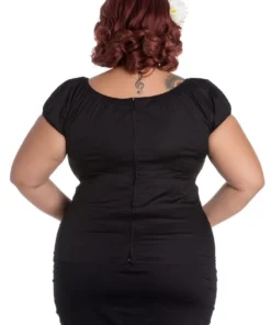 Hell Bunny Melissa Top In Black