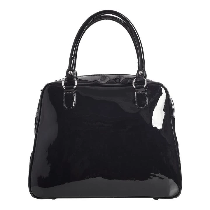 Sourpuss Sparkle Webbed Bowler Purse - Black/White 5 Sourpuss Sparkle Webbed Bowler Purse - Black/White