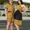 Bottoms Boulevard Nights Catalina Full Skirt - Tiki Charlie 2 Bottoms Boulevard Nights Catalina Full Skirt - Tiki Charlie