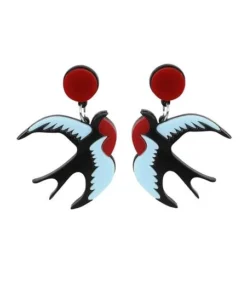 Collectif Rockabilly Swallow Earrings