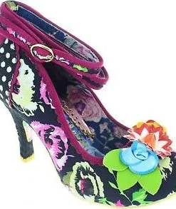 Irregular Choice Day Dreamer - Black Floral