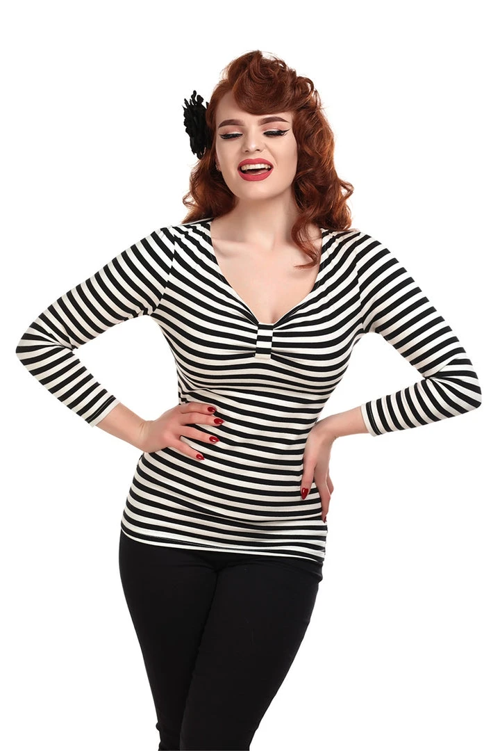 Collectif Saskia Striped Top 3 Collectif Saskia Striped Top