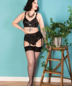 What Katie Did Seamed Stockings In Grey