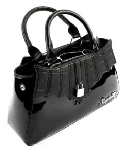 Sourpuss Clothing Sourpuss Locked Out Purse - Glossy Black