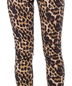 Sourpuss Clothing Sourpuss Essential 5 Pocket Pants - Leopard