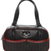 Sourpuss Jinx Tessa Purse - Black & Red Sourpuss Clothing 1 Sourpuss Jinx Tessa Purse - Black & Red Sourpuss Clothing