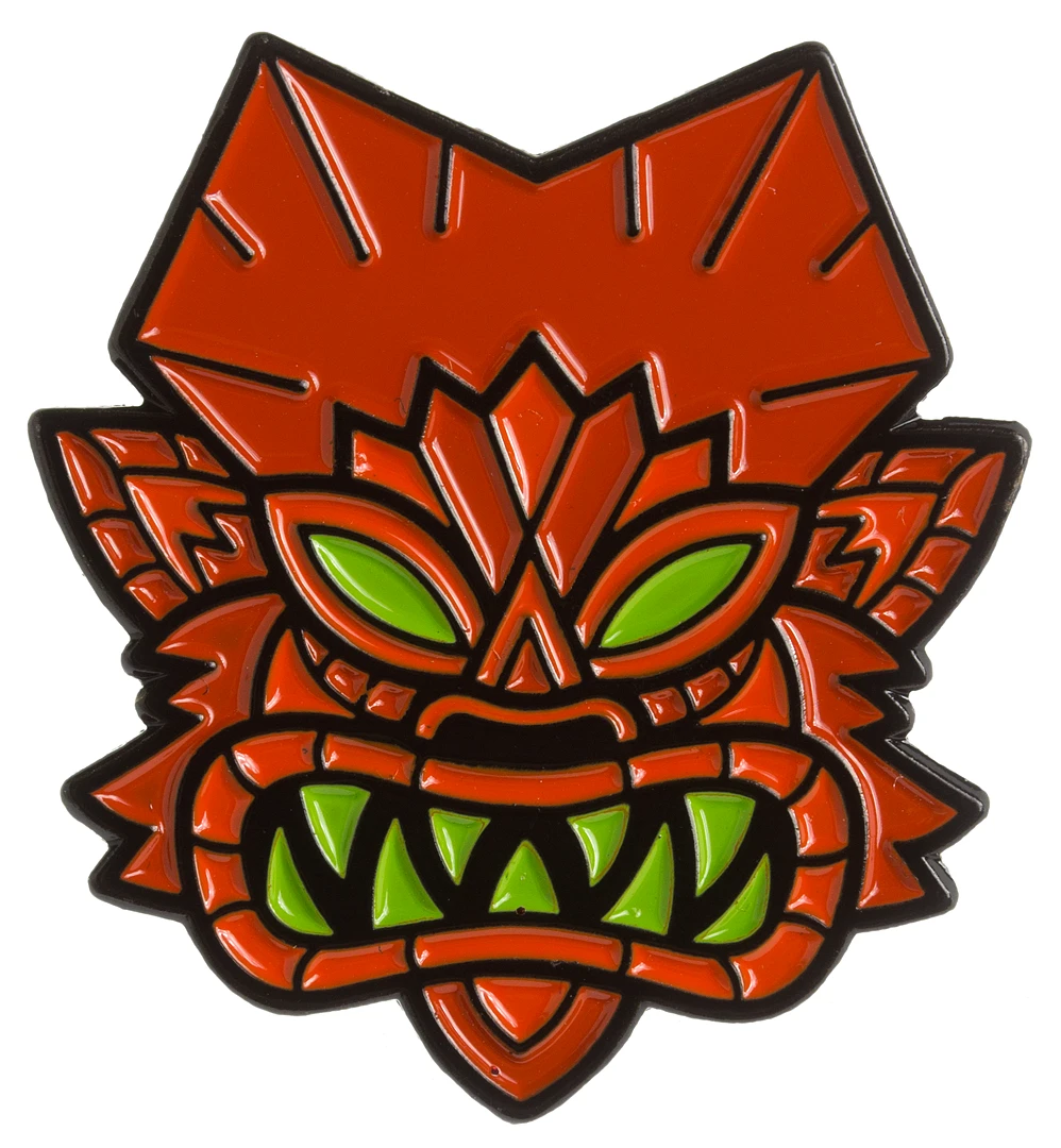 Sourpuss Tiki Wolfman Enamel Pin Sourpuss Clothing 3 Sourpuss Tiki Wolfman Enamel Pin Sourpuss Clothing