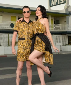 Boulevard Nights Romper - Tiki Charlie